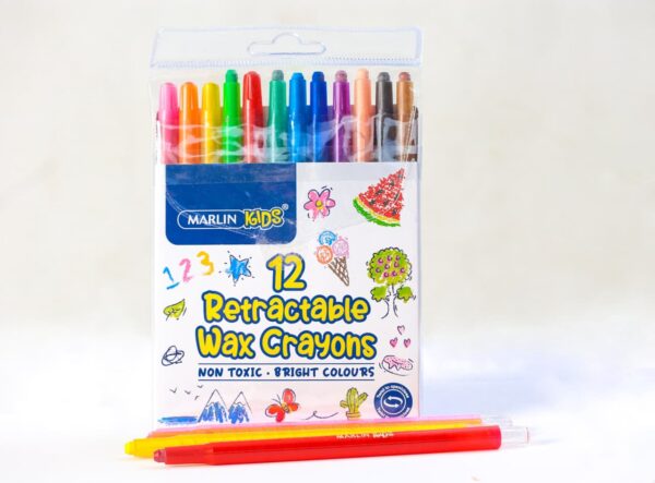Retractable Wax crayons